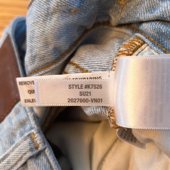 Madewell The Curvy Perfect Vintage Jean in Fitzgerald Wash 27 - Picture 13 of 15